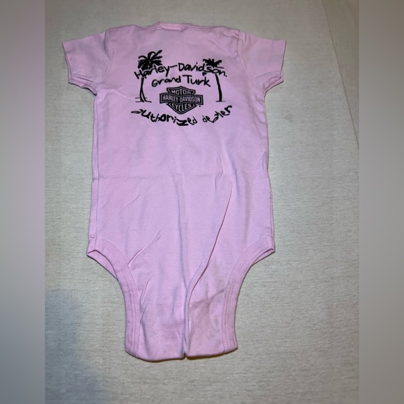 Harley-Davidson Pink Baby Bodysuit - Picture 5 of 5